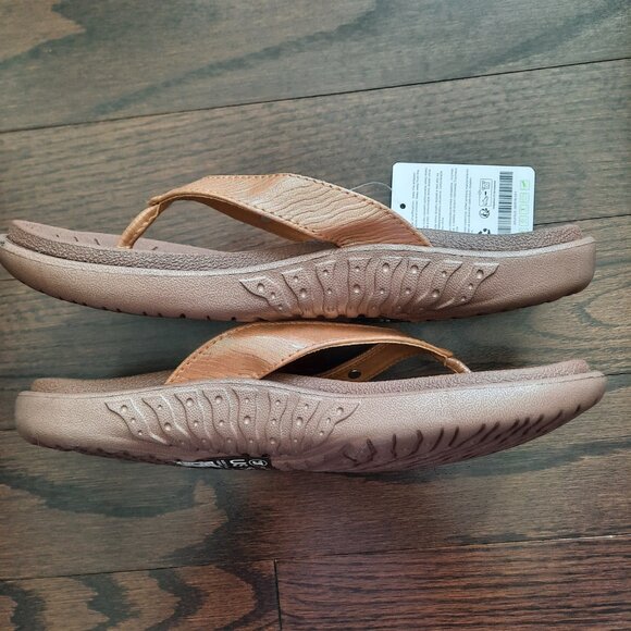 NWT Jiajiale Women's Fashion Orthodic Flip Flops size 7.5 - Picture 4 of 5